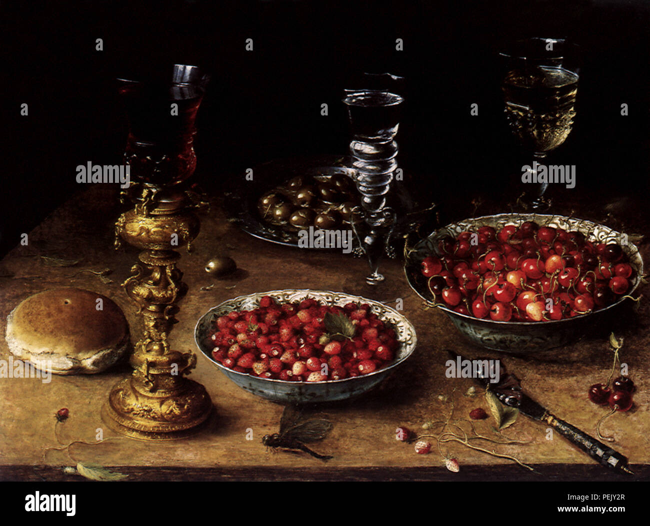 Renaissance painting food hi-res stock photography and images - Alamy