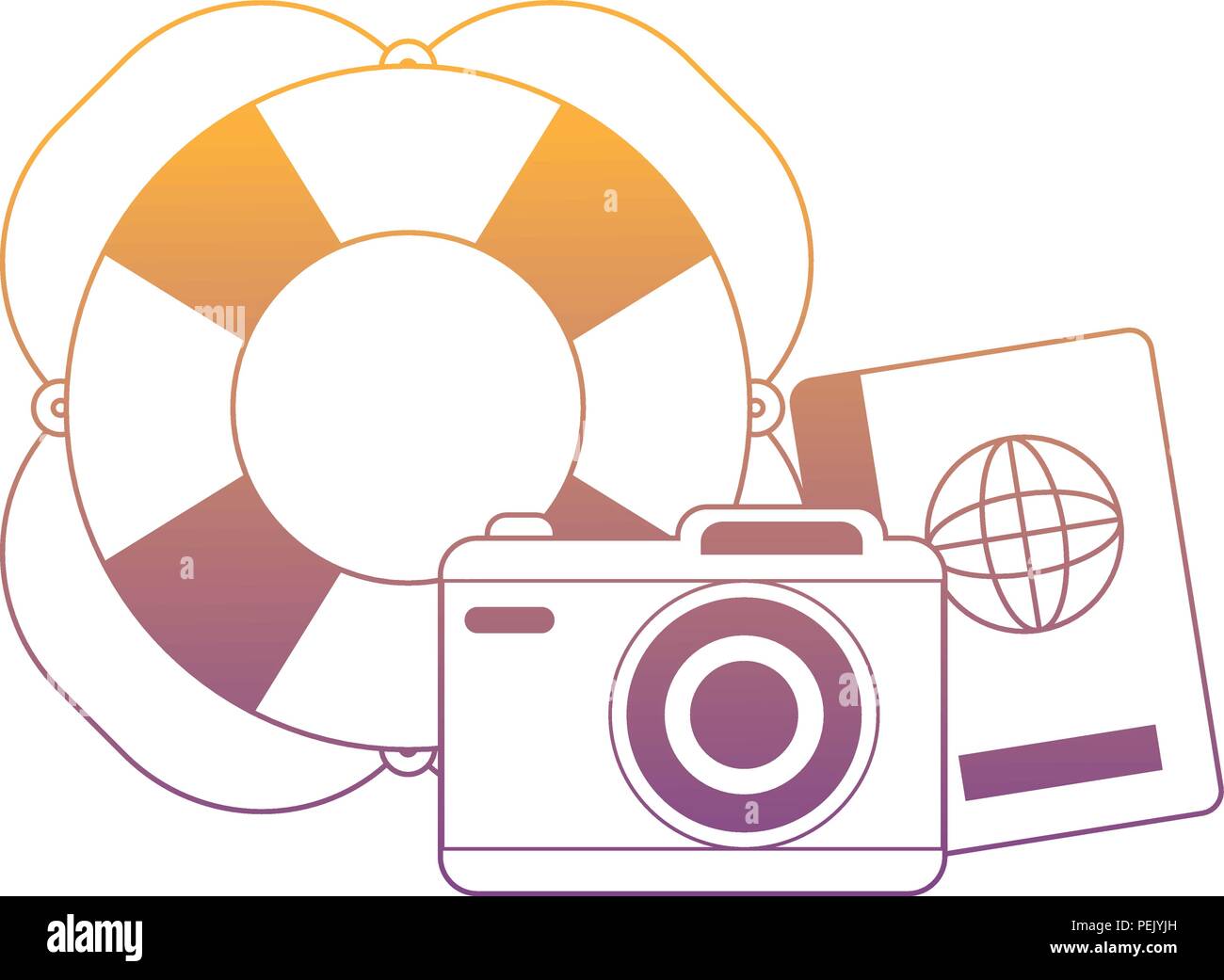 Pool float detail Stock Vector Images - Alamy