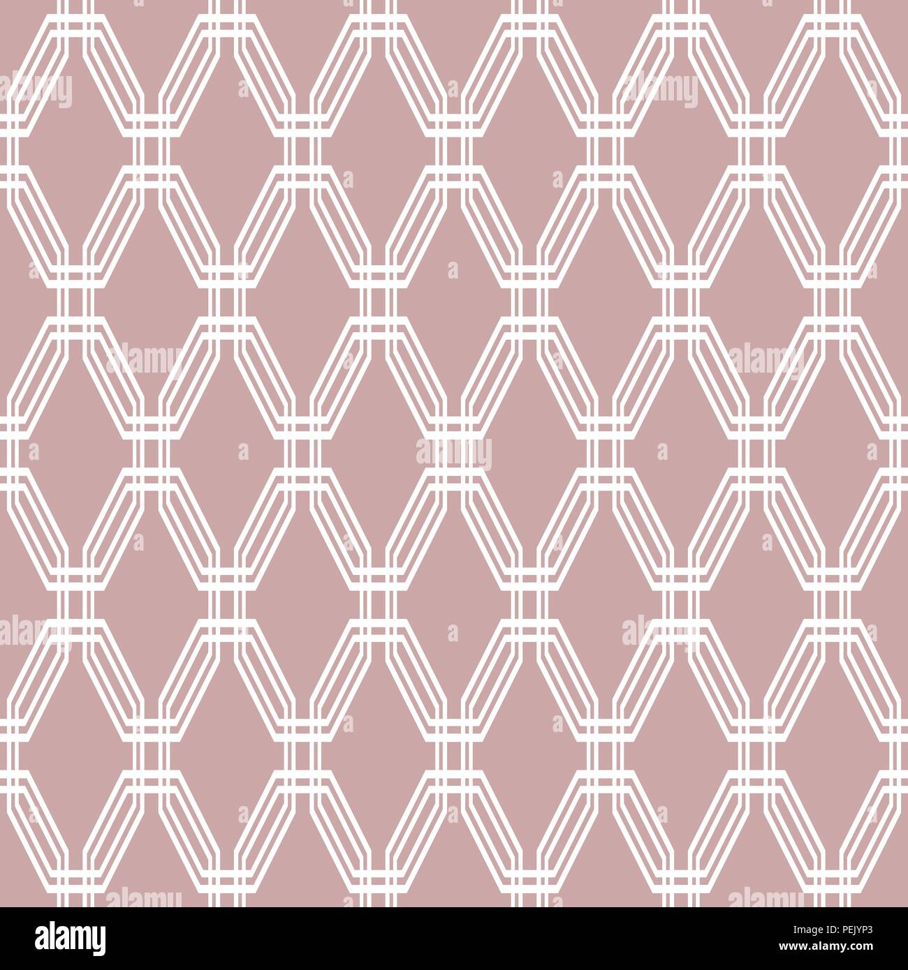 Seamless Geometric Vector Purple and White Background Stock Vector