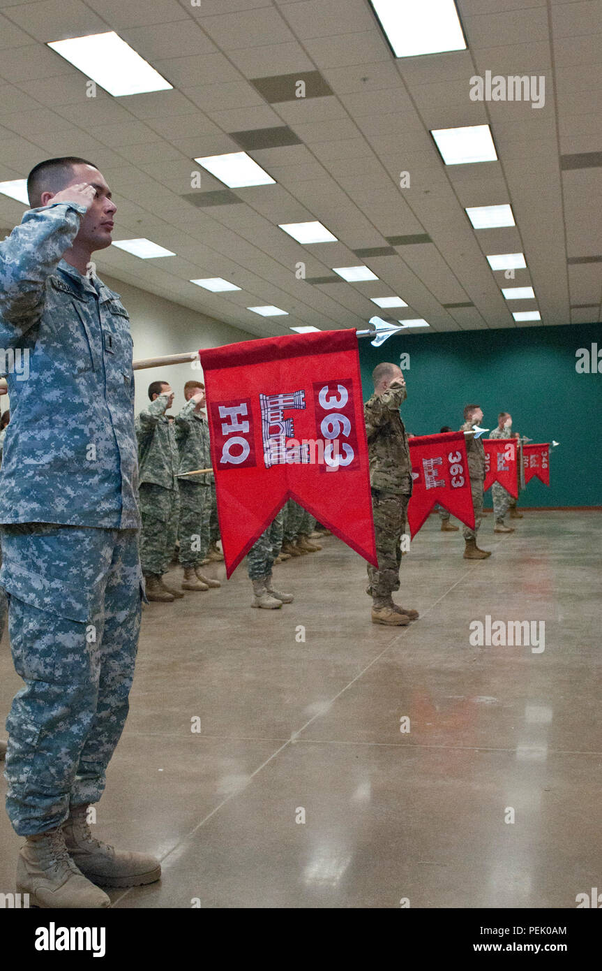 U.S. Army Reserve companies under the newly activated 363rd Engineer
