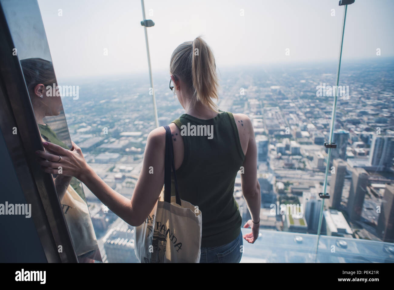 Willis Tower Skydeck Chicago Stock Photo - Alamy