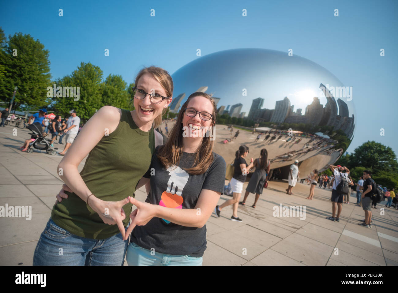 Cloud Gate (The Bean) Chicago Stock Photo Alamy
