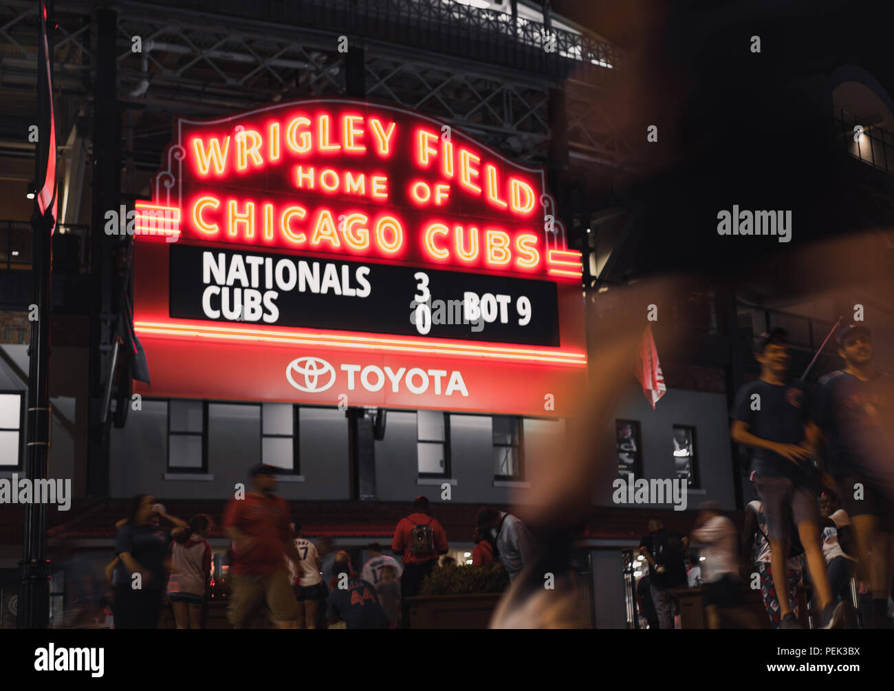 Wrigley Field Chicago Stock Photo Alamy