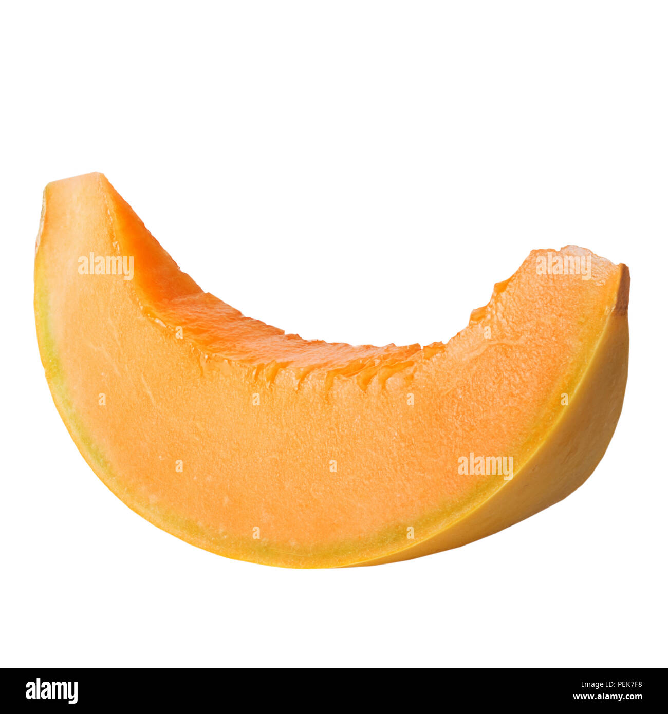 Isolated fruit. Melon fruits isolated on white background with clipping