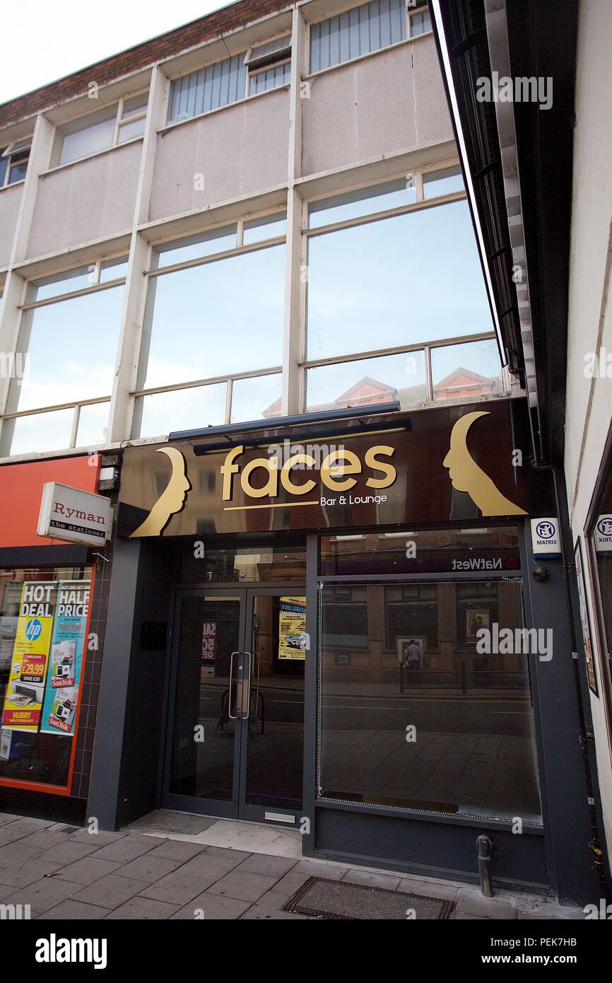 Bedford faces bar Stock Photo Alamy