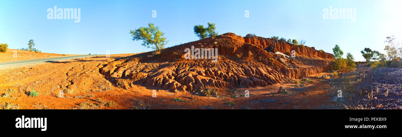 Image taken while on a family holiday in the regional outback city of Broken Hill in New South Wales Australia Stock Photo