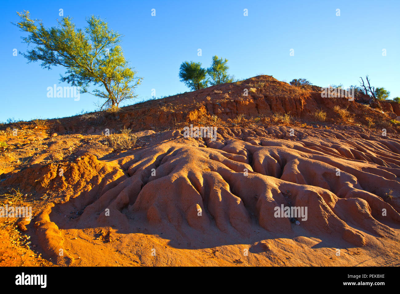 Image taken while on a family holiday in the regional outback city of Broken Hill in New South Wales Australia Stock Photo