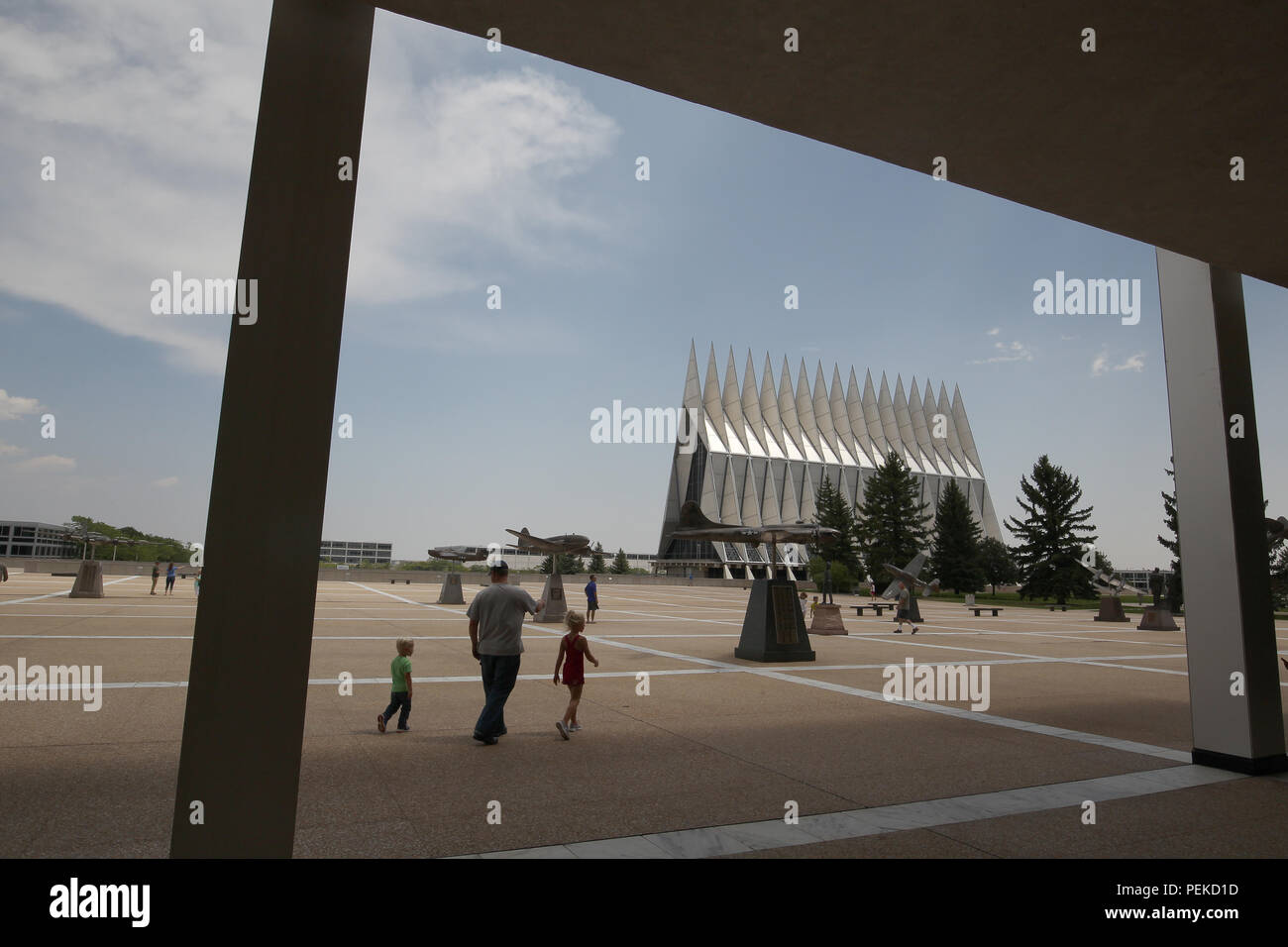 United states air force academy cadet chapel hi-res stock photography ...