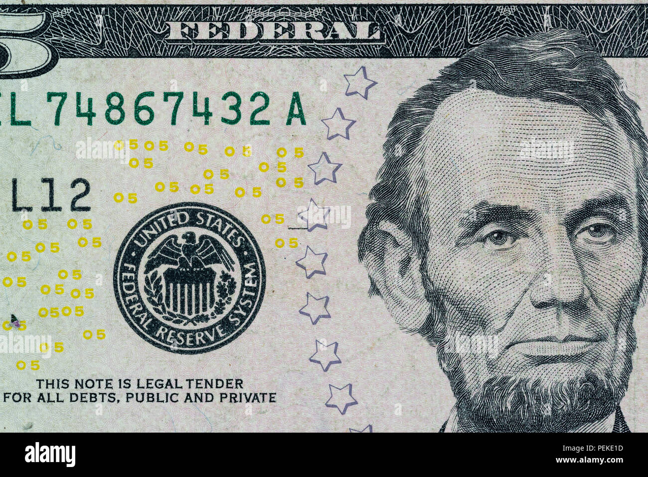 Five dollar bill hi-res stock photography and images - Alamy