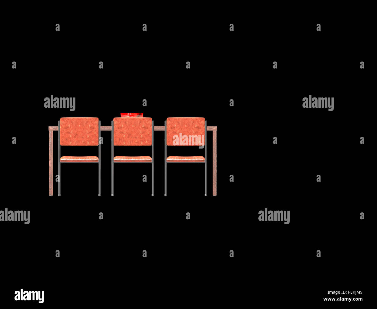 3d render of kitchen table Stock Photo - Alamy