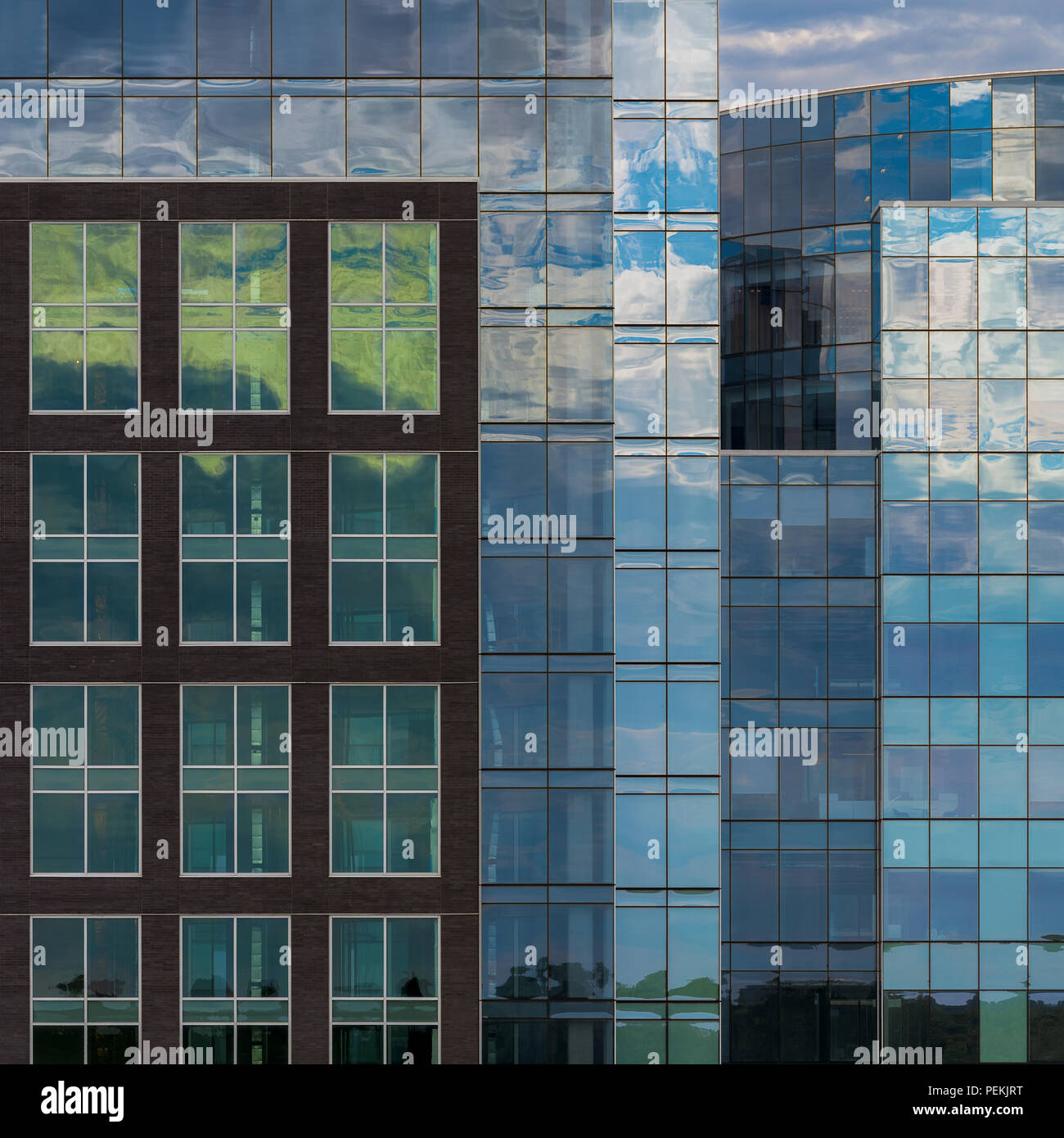 Modern buildings near 1663 Brunswick Street in downtown Halifax, Nova