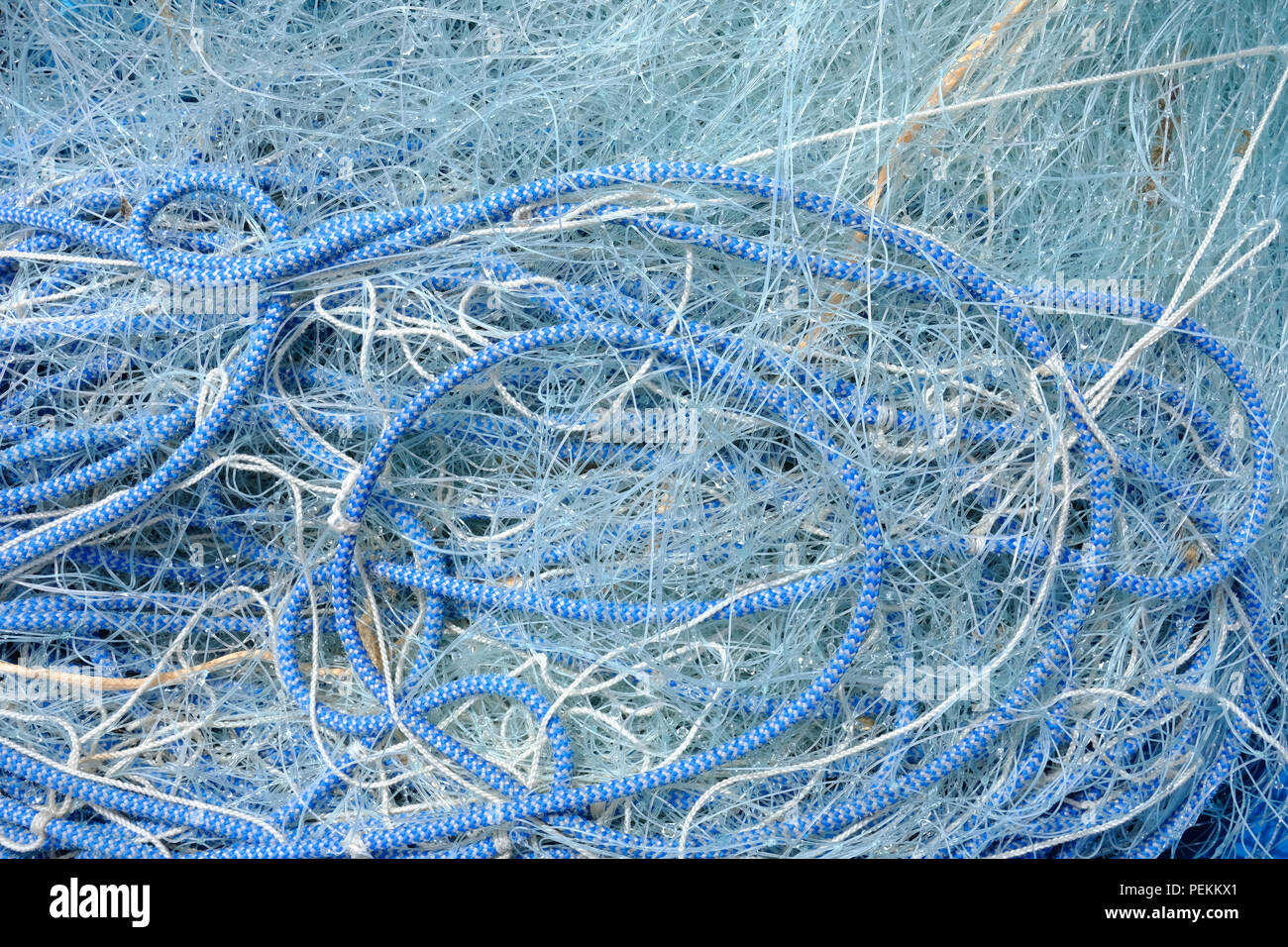 commercial fishing nets Stock Photo Alamy