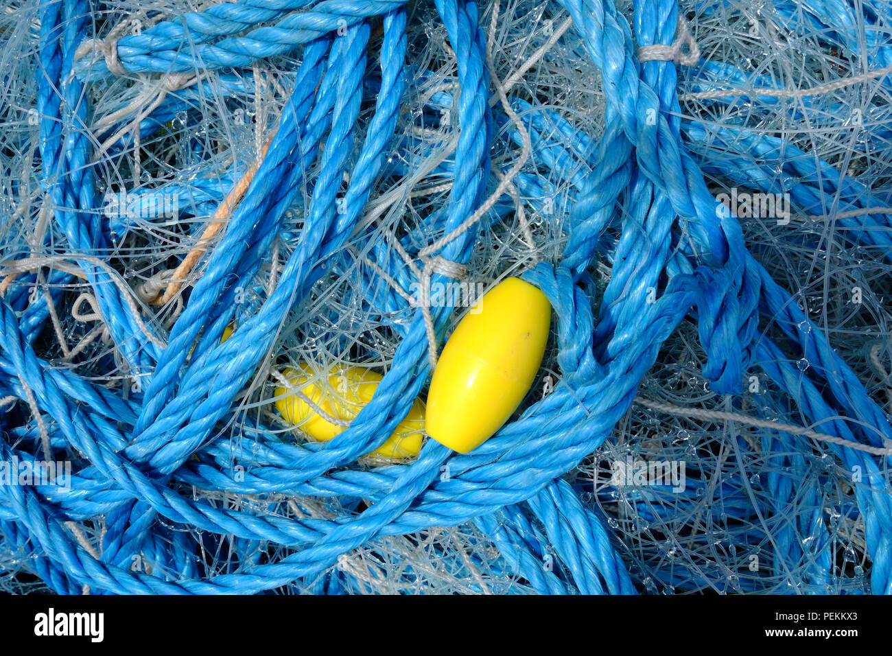 commercial fishing nets Stock Photo Alamy