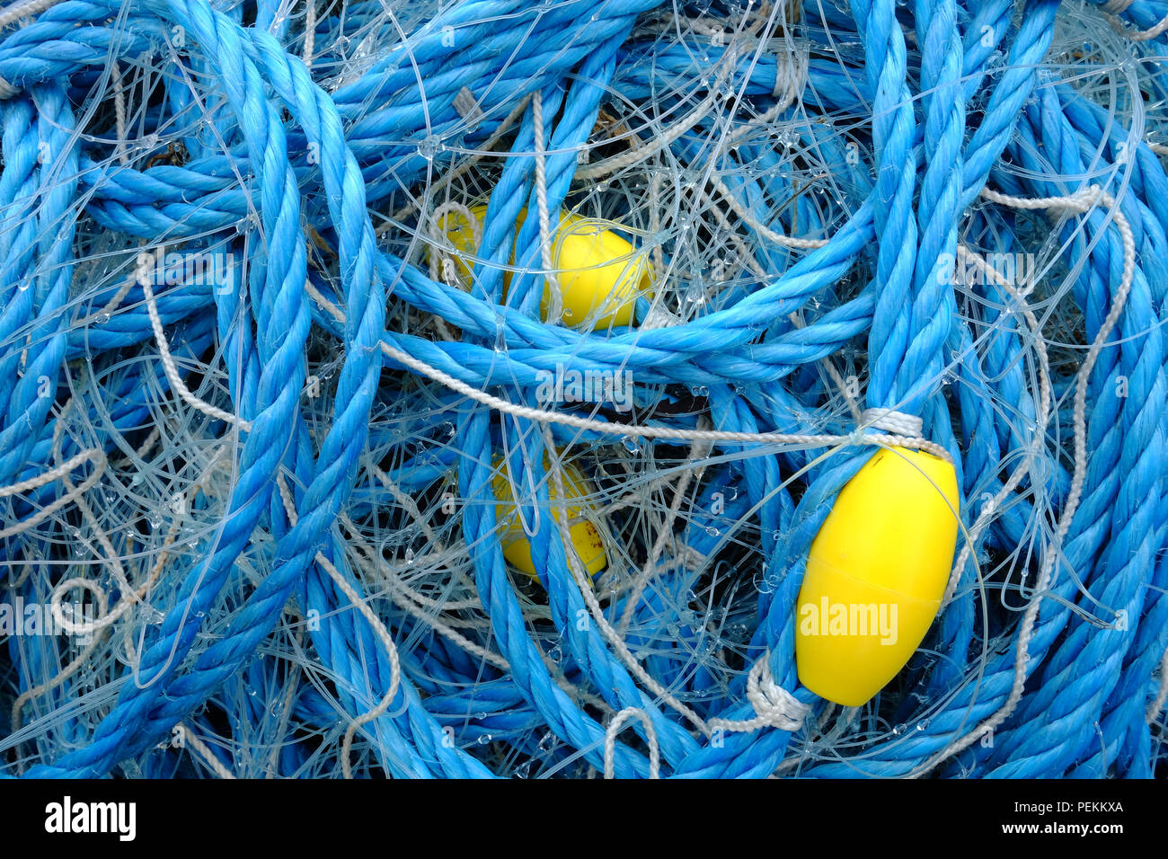 commercial fishing nets Stock Photo Alamy