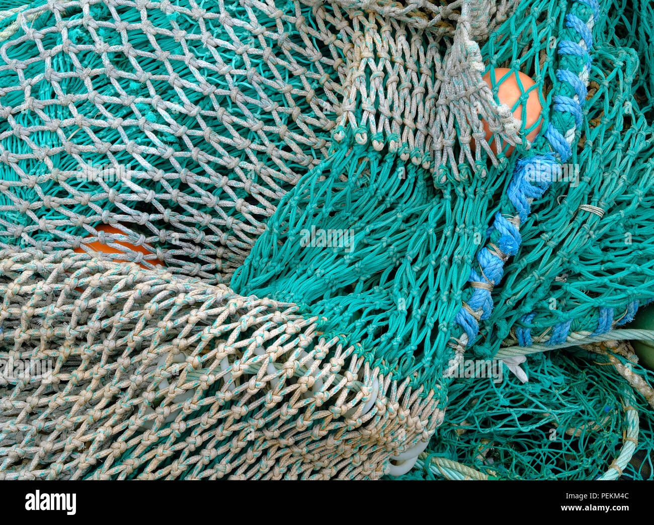 commercial fishing nets Stock Photo Alamy