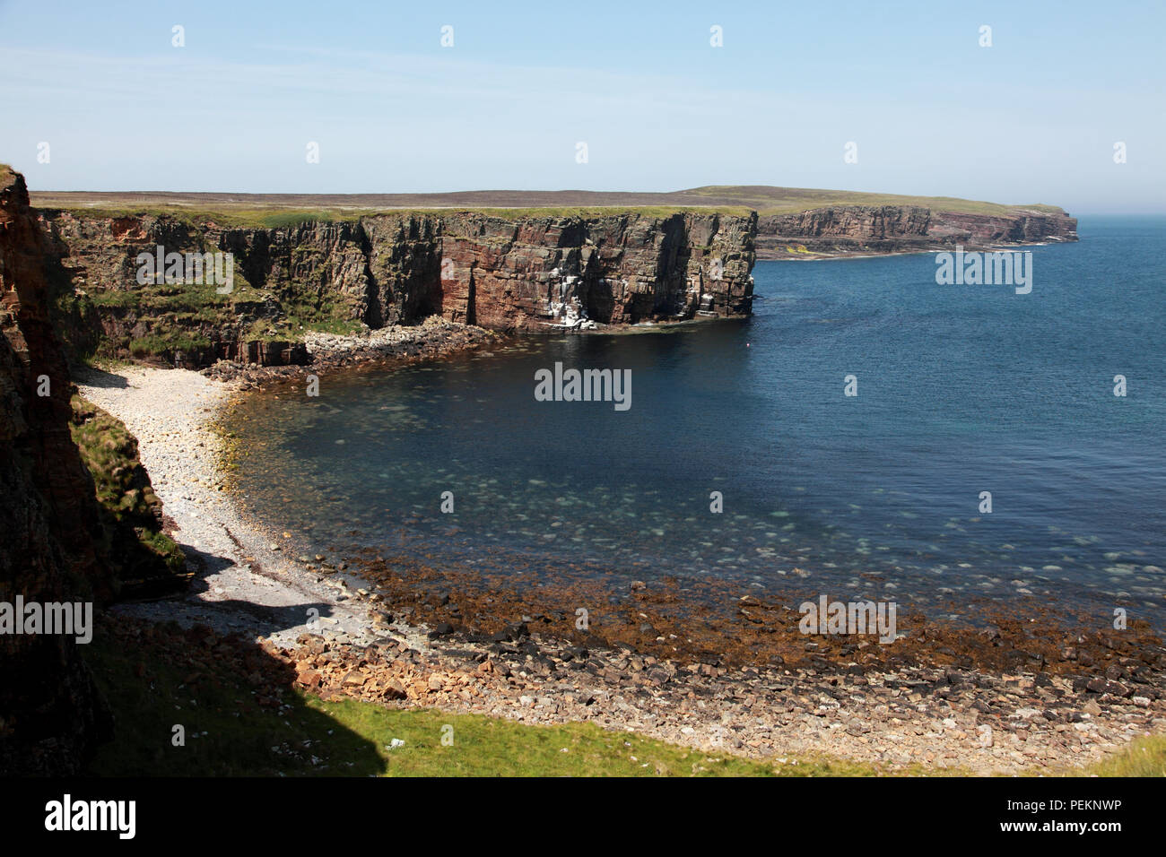Cliffs at Deerness, Orkney, Scotland Stock Photo
