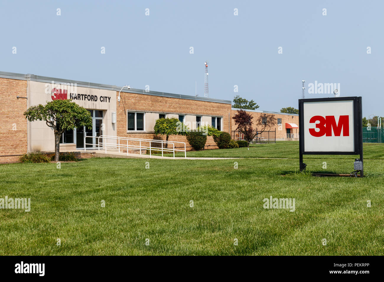Hartford City Circa August 2018 3M tape manufacturing facility. This plant is part of the
