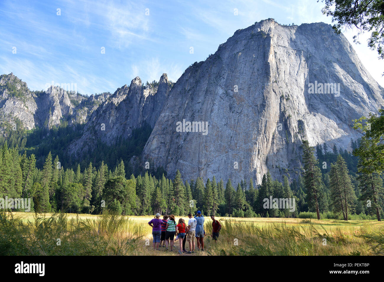 USA, California,  Yosemite Valley  in the Yosemite National Park Stock Photo