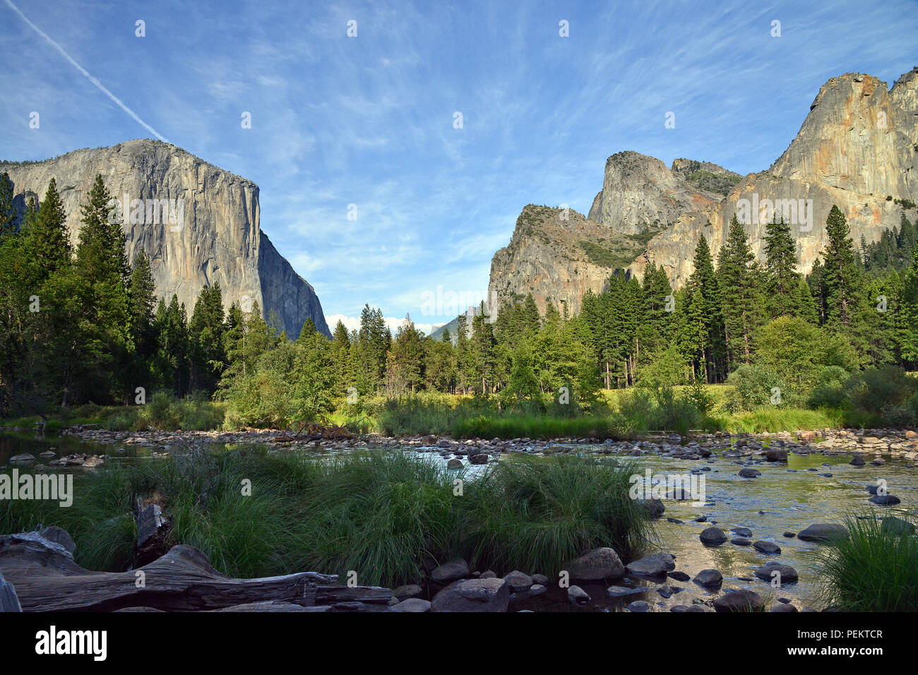 USA, California, Yosemite Valley in the Yosemite National Park Stock Photo