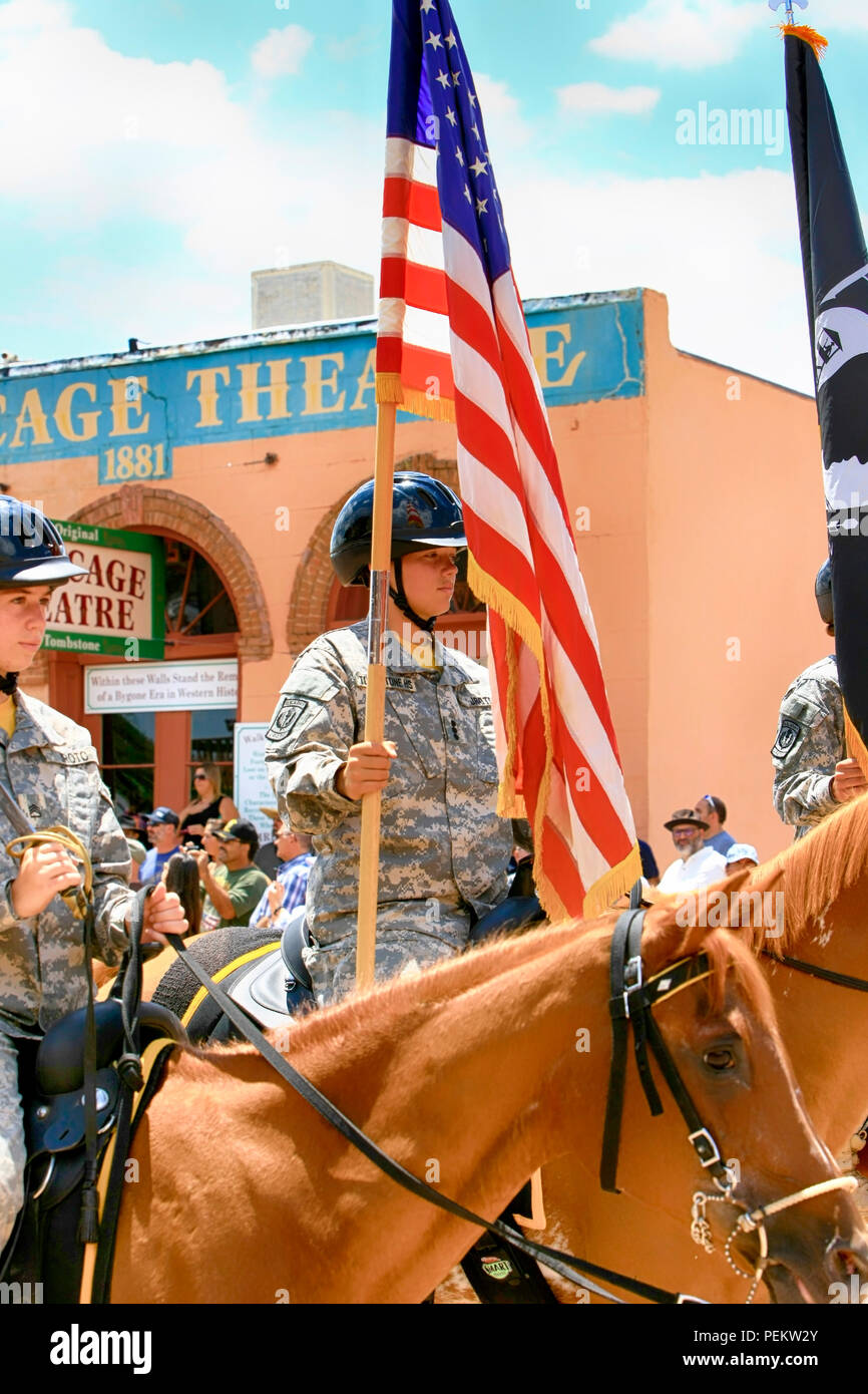 The Tombstone JTOTC Yellow Jacket Battalion ride in the annual Doc