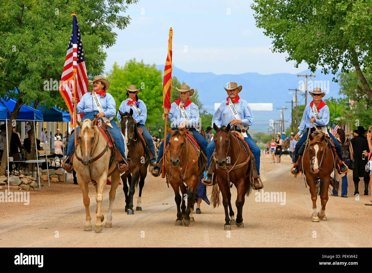 Riders of the Pony Express at the annual Doc Holiday parade in
