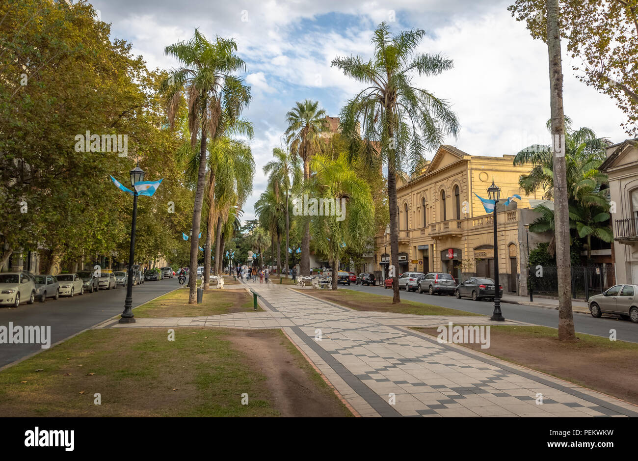 Orono Boulevard - Rosario, Santa Fe, Argentina Stock Photo