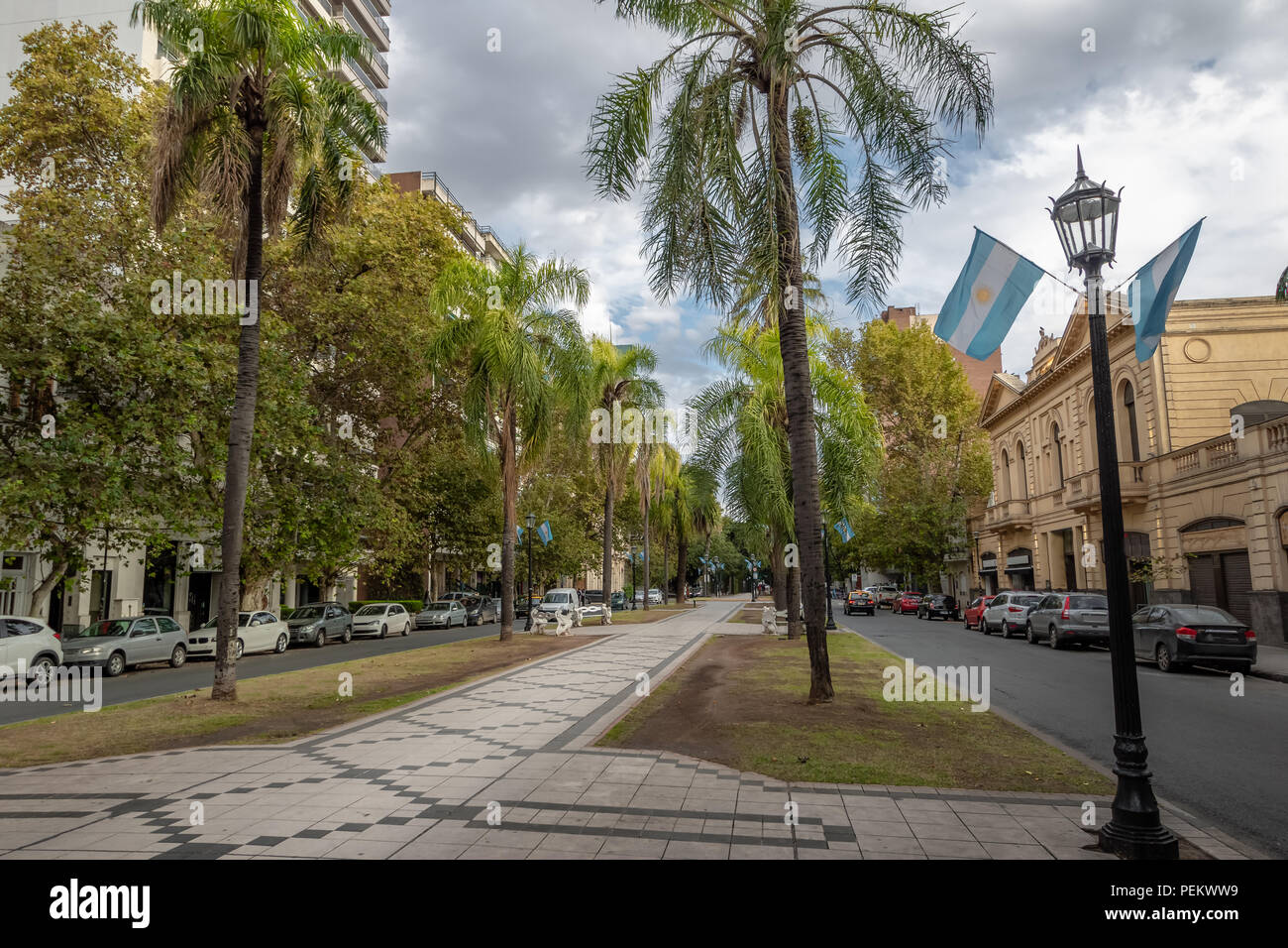 Orono Boulevard - Rosario, Santa Fe, Argentina Stock Photo