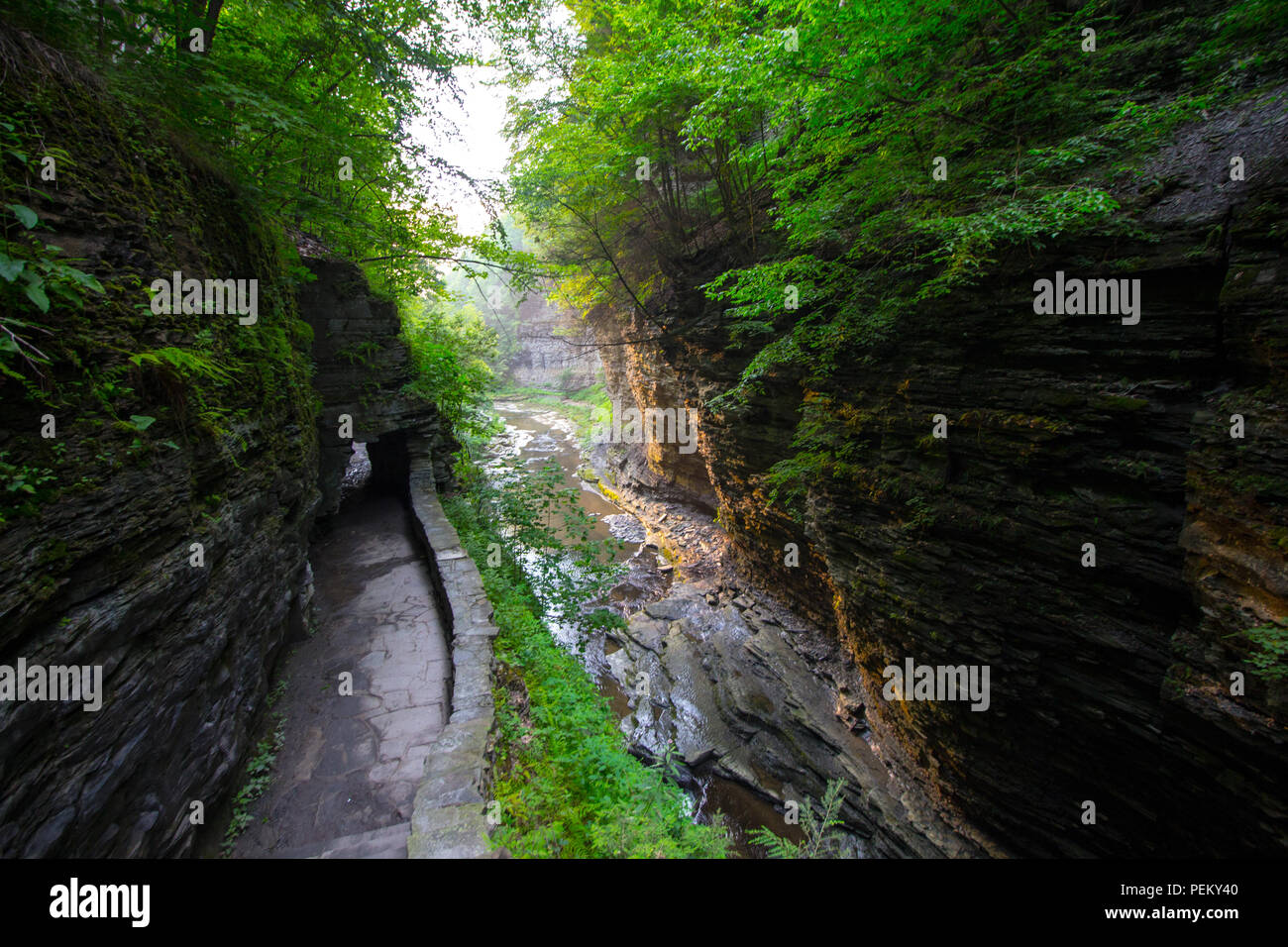 Watkins Glen, New York Stock Photo Alamy