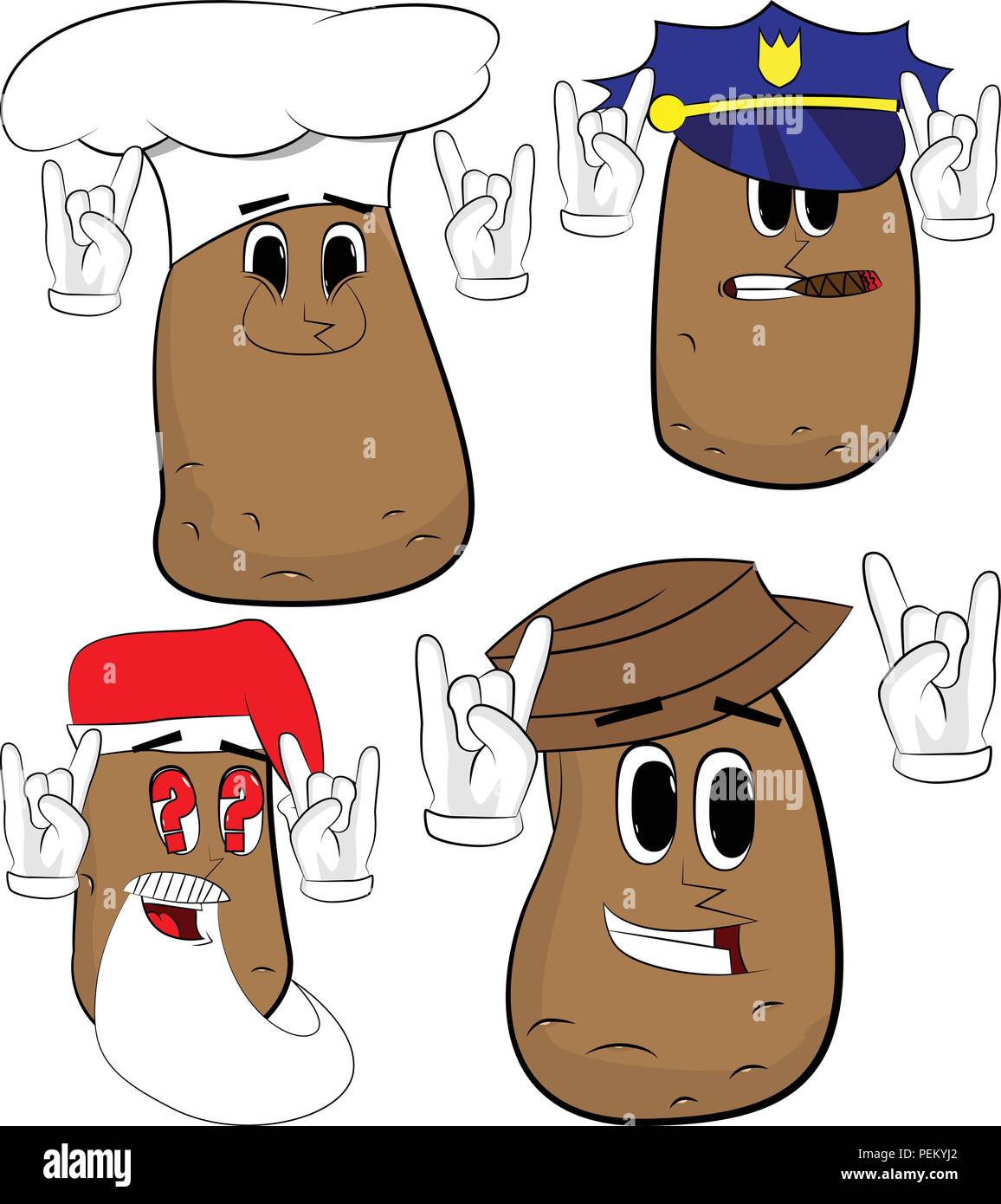 costume cartoon hands