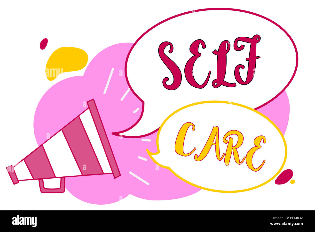 Word writing text Self Care. Business concept for Give