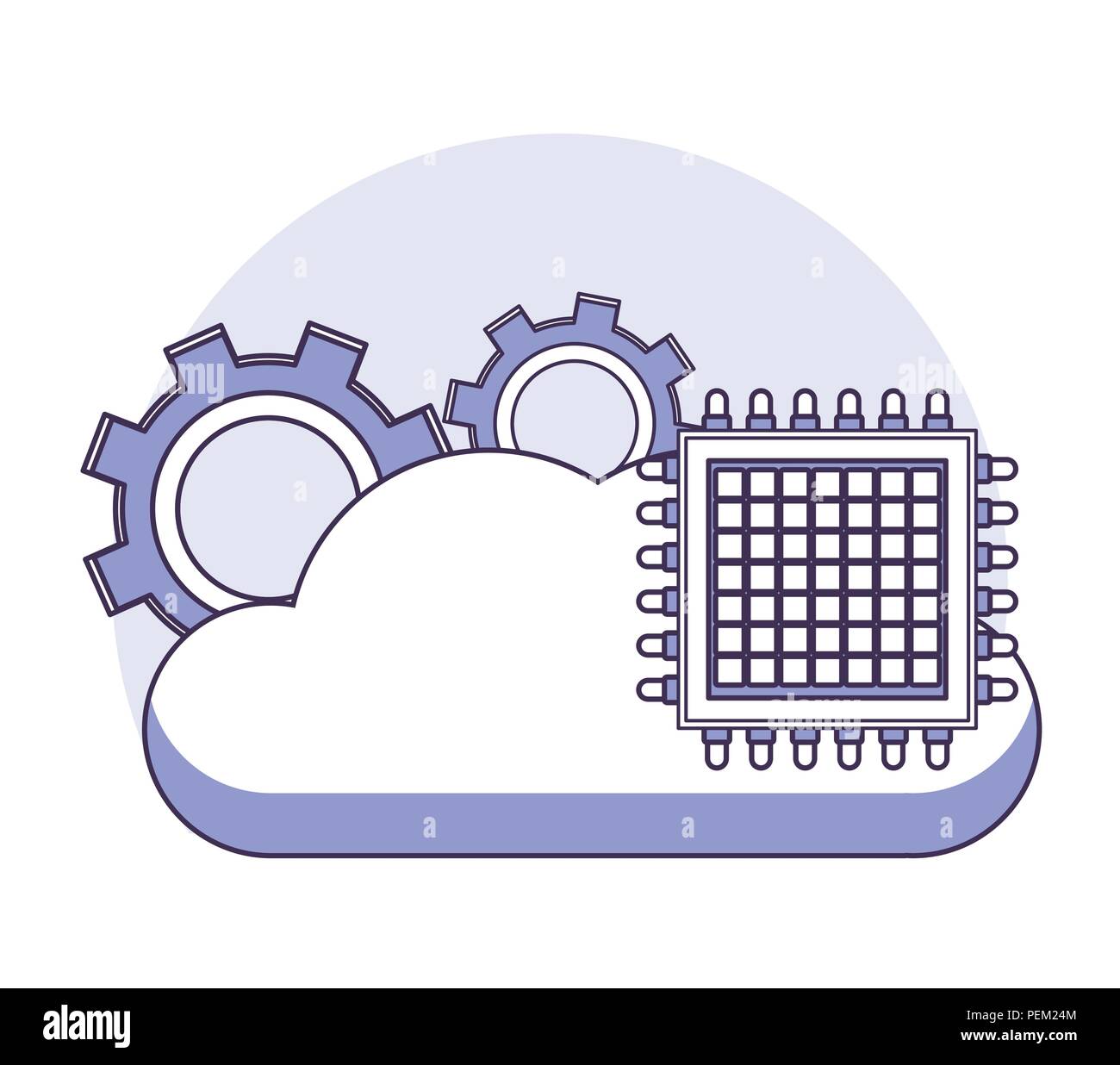 Data center technology Stock Vector Image & Art - Alamy