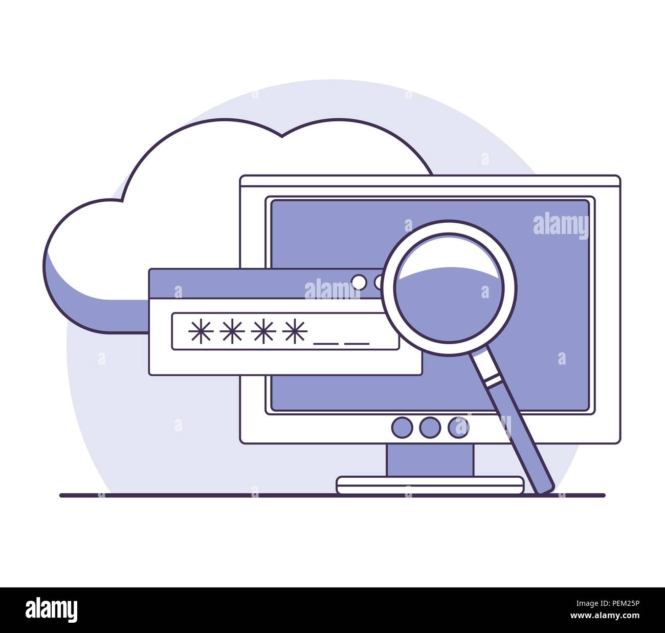Data center technology Stock Vector Image & Art - Alamy