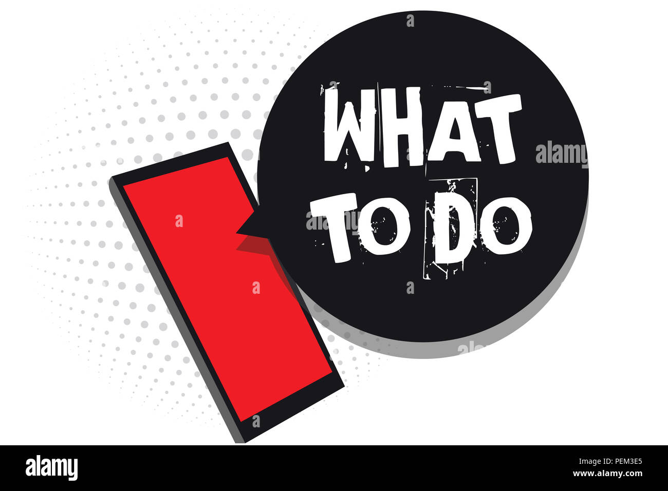 Word Writing Text What To Do Business Concept For Asking Someone Advice About Next Action Is Going To Be Made Cell Phone Receiving Text Messages Chat Stock Photo Alamy