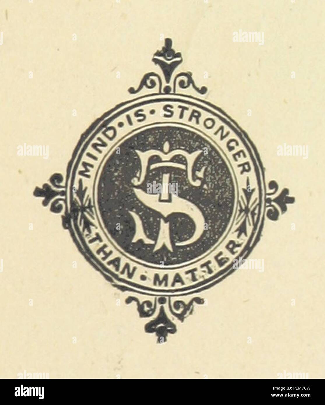 Historic archive Image taken from page 5 of 'A Tantalus Cup. A novel' Stock Photo