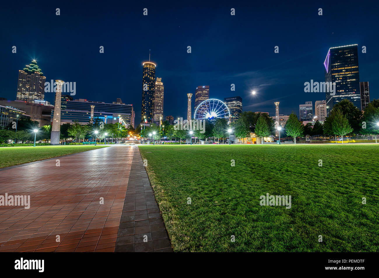Centennial Olympic Park Stock Photo - Alamy