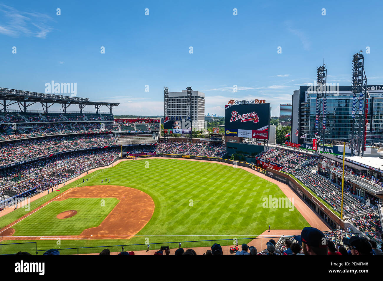 Atlanta braves fans hi-res stock photography and images - Alamy