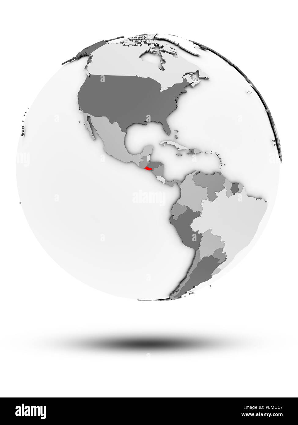 Global gray. Ливия на сером глобусе прозрачный фон