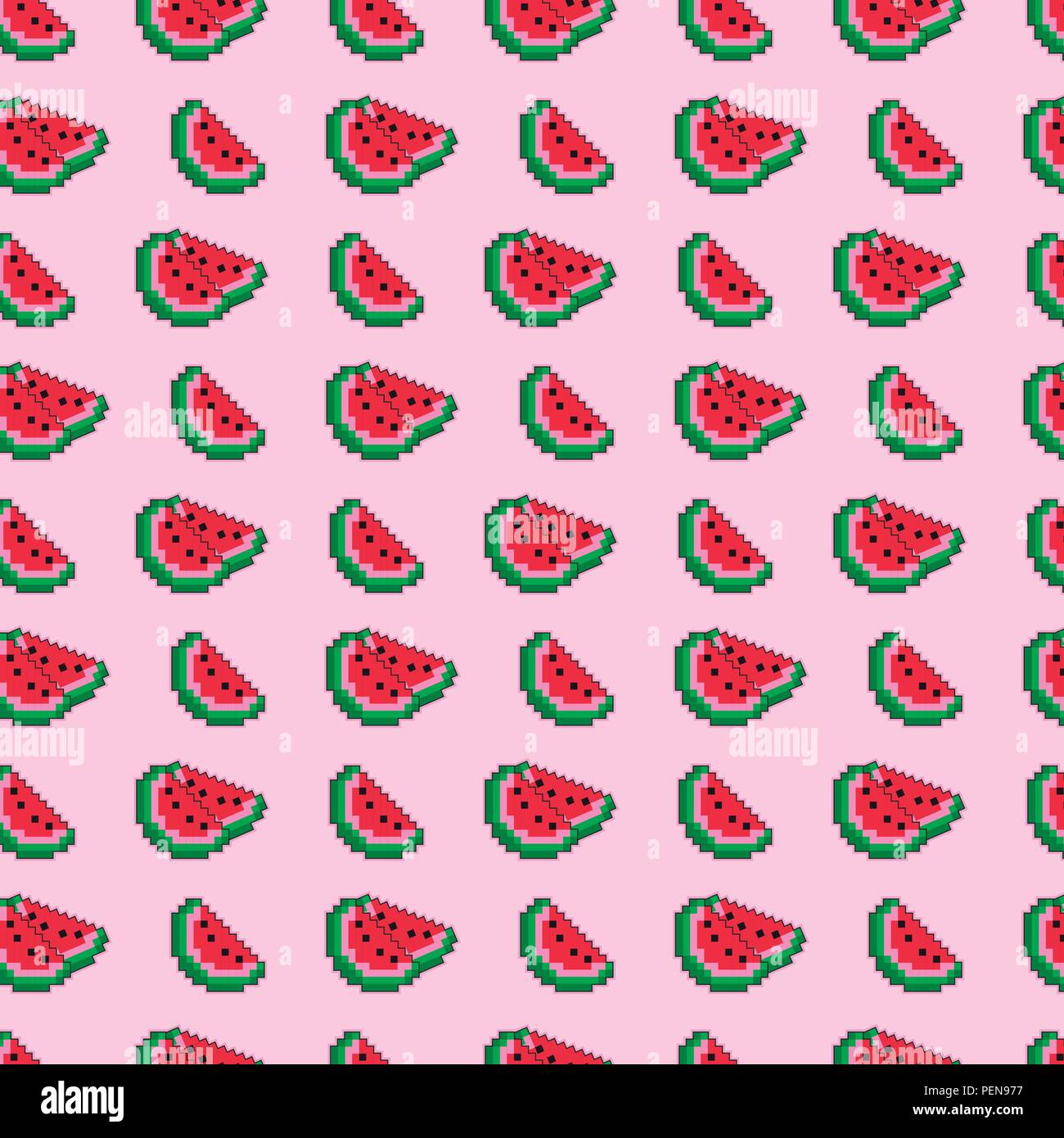 Watermelon art Stock Vector Images - Alamy