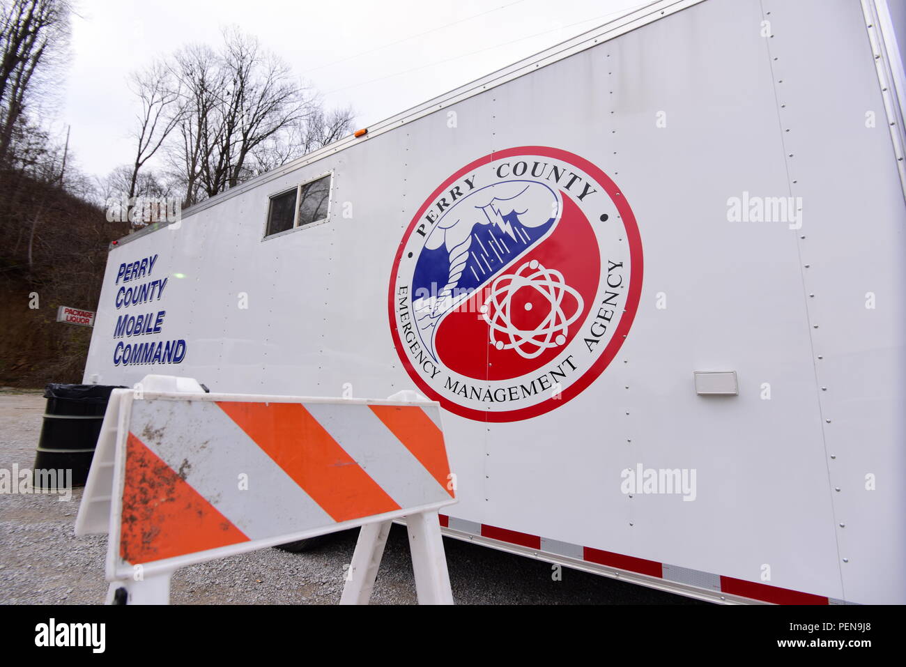 The Perry County Emergency Operations Center in Perryville, Mo., is ...