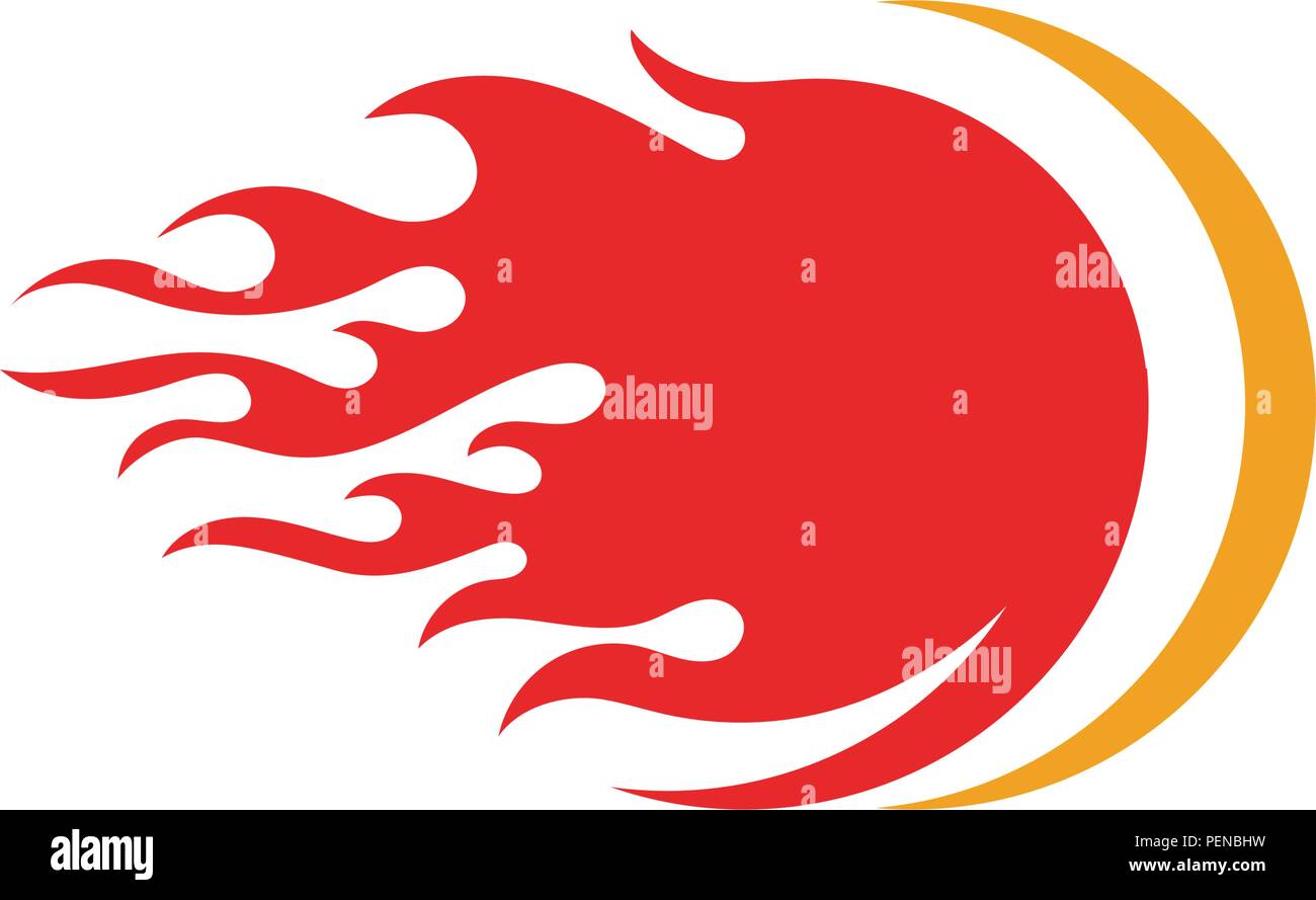Fire flame vector illustration design template Stock Vector Image & Art ...