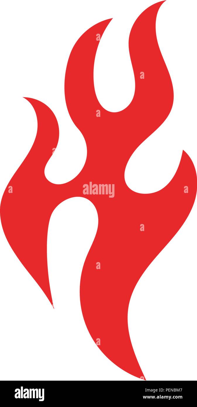 Fire flame vector illustration design template Stock Vector Image & Art ...