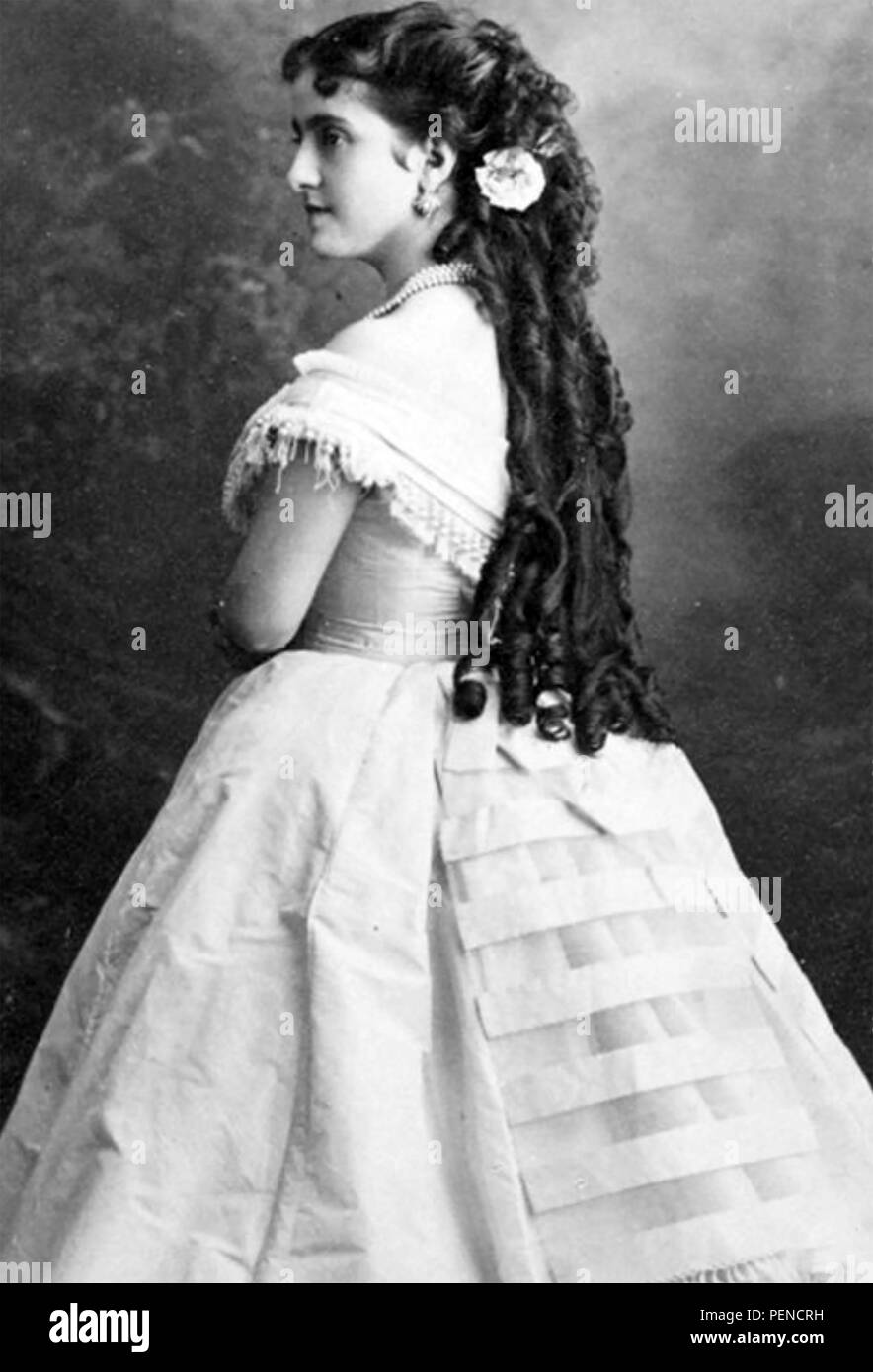 ADELINA PATTI (1843-1919) French-Italian opera singer Stock Photo