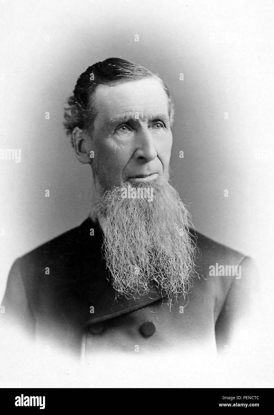 BEARED MAN late 19th century Stock Photo