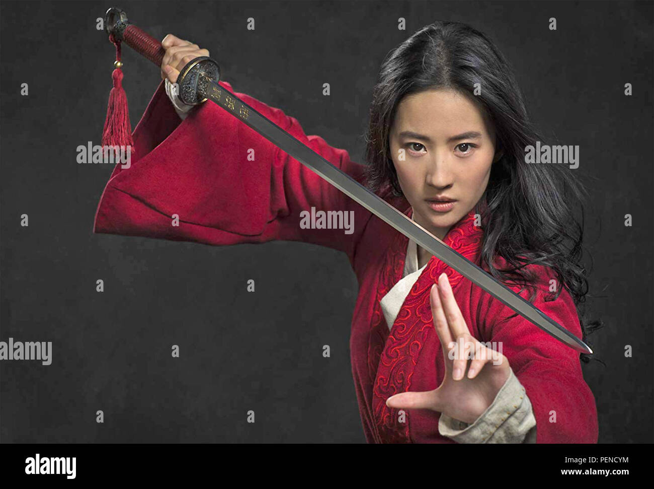 MULAN 2020 Walt Disney Pictures film with Yifei Liu Stock Photo