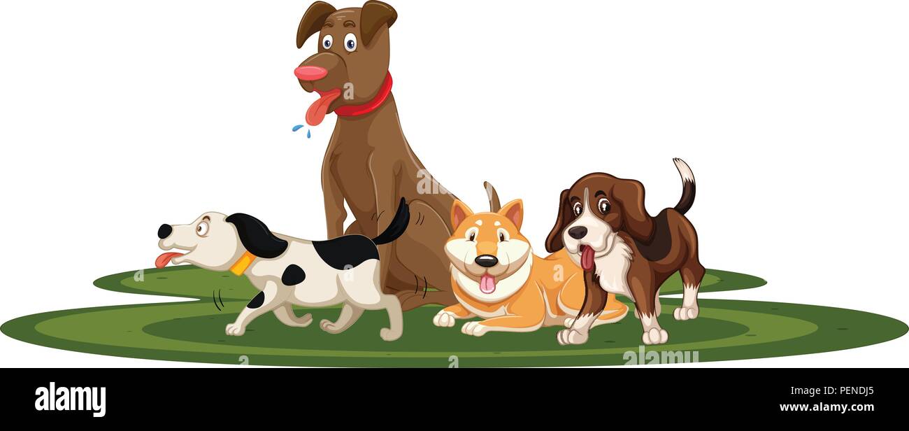 A set of dog illustration Stock Vector Image & Art - Alamy