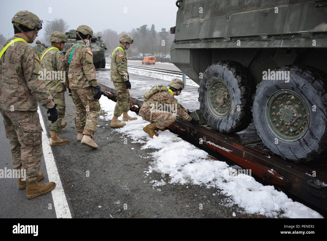 Railhead personnel hi-res stock photography and images - Alamy