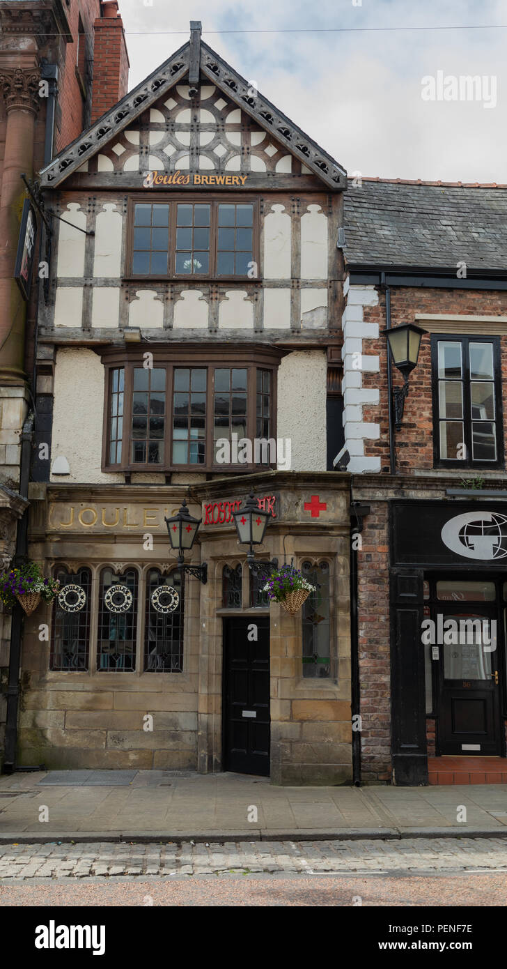 The Royal Oak pub on the High Street Wrexham June 2018 Stock Photo