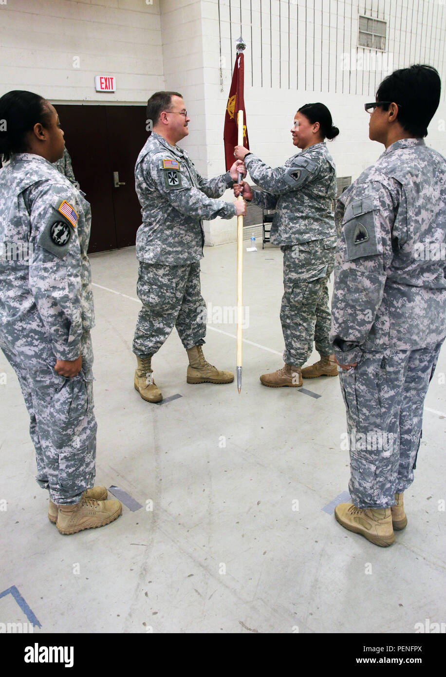 District of Columbia National Soldiers hold a change-of-command ...