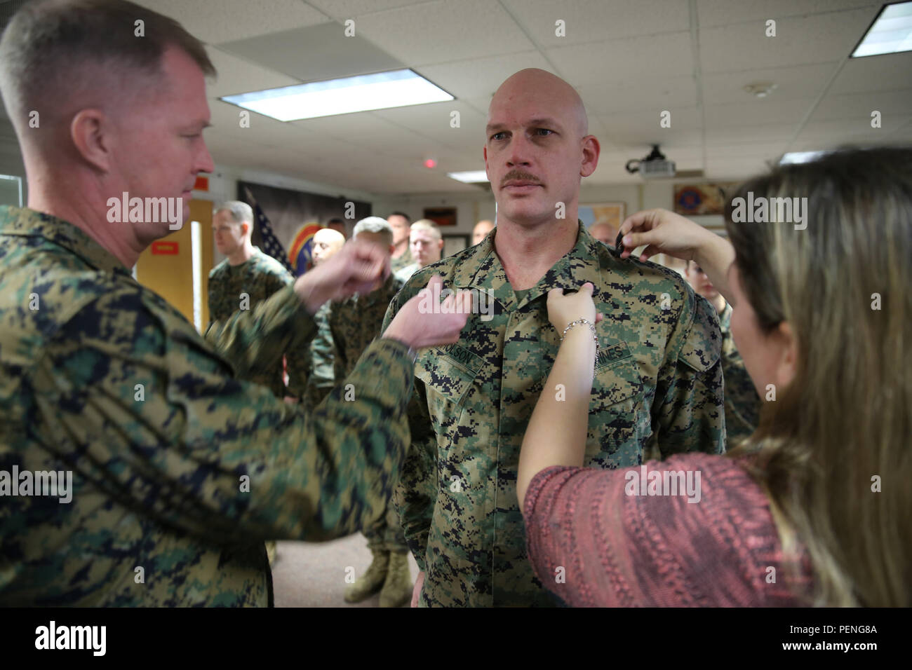 Joseph Nicholson, logistics chief with the 24th Marine Expeditionary ...