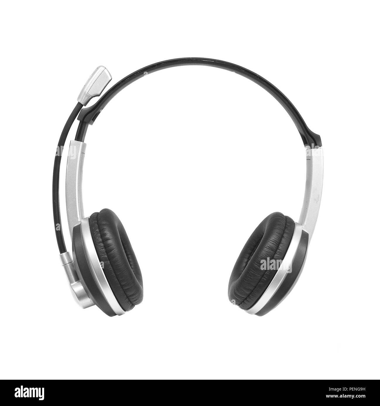 headphones isolated on white background Stock Photo - Alamy